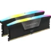 Memoria RAM Corsair Vengeance RGB 32GB (2x16GB) DDR5 6000MHz CL38 Gris