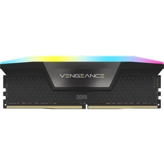 Memoria RAM Corsair Vengeance RGB 32GB (2x16GB) DDR5 6000MHz CL38 Gris