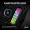 Memoria RAM Corsair Vengeance RGB 32GB (2x16GB) DDR5 6000MHz CL38 Gris