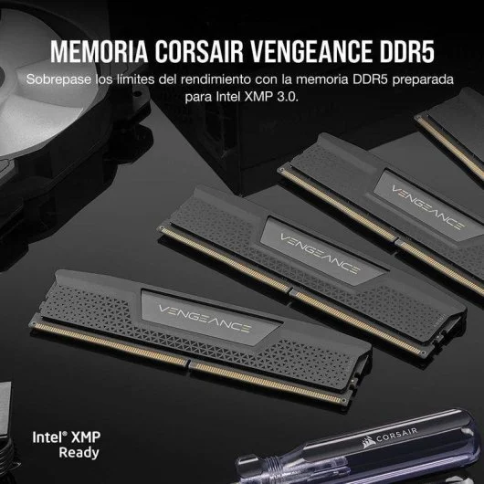Memoria RAM Corsair Vengeance 16GB (2x8GB) DDR5 6000MHz CL36 Gris