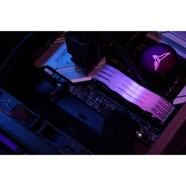 Memoria RAM Team Group T-Force Delta RGB DDR5 6000MHz 32GB (2x16GB) CL30 AMD EXPO e Intel XMP Negro